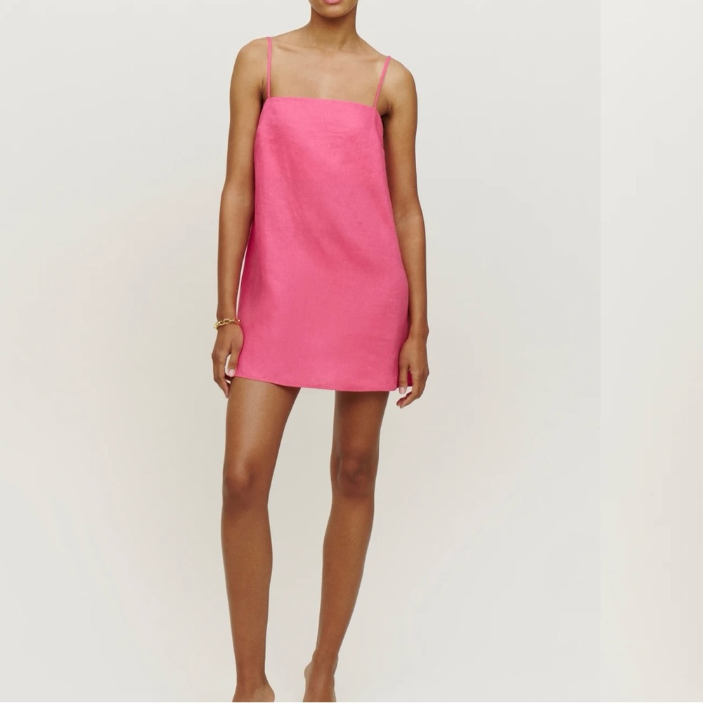 Reformation Aubree Linen Dress